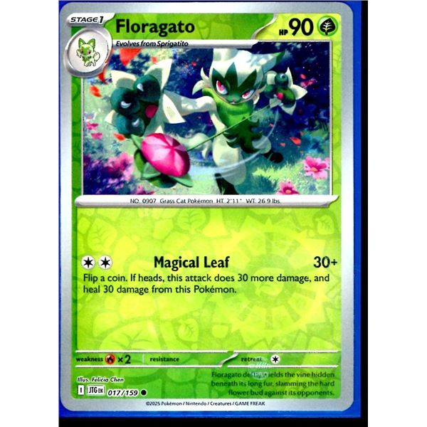 Pokemon Floragato - 017/159 Reverse Holo Journey Together