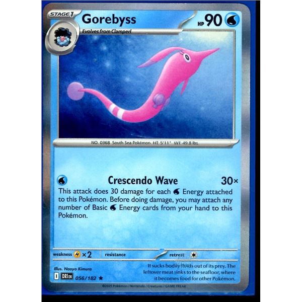 Pokemon Gorebyss - 056/182 - Rare HOLO Destined Rivals