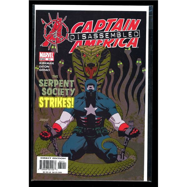 Marvel Captain Disassembled America #31