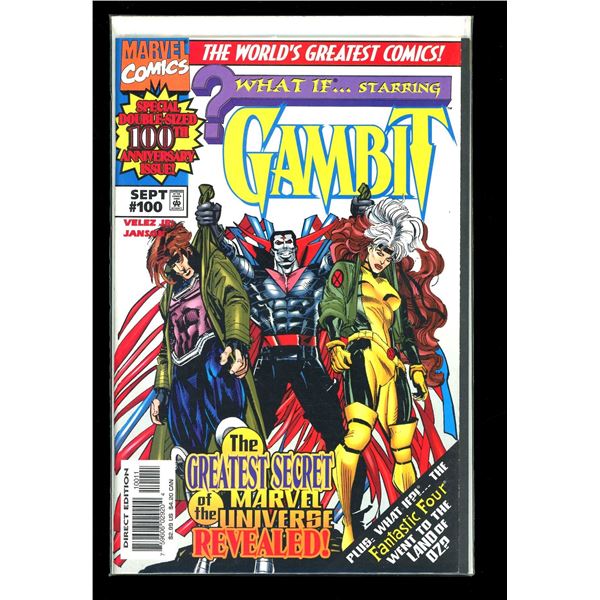 Marvel What If... Starring Gambit #100