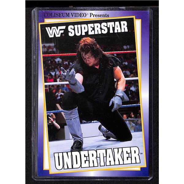 1993 Coliseum Video Vintage WWF Superstar 4x6 Post Card Undertaker