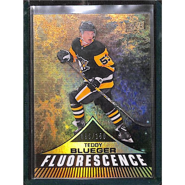 2019-20 Upper Deck Fluorescence #F44 Teddy Blueger 96/150