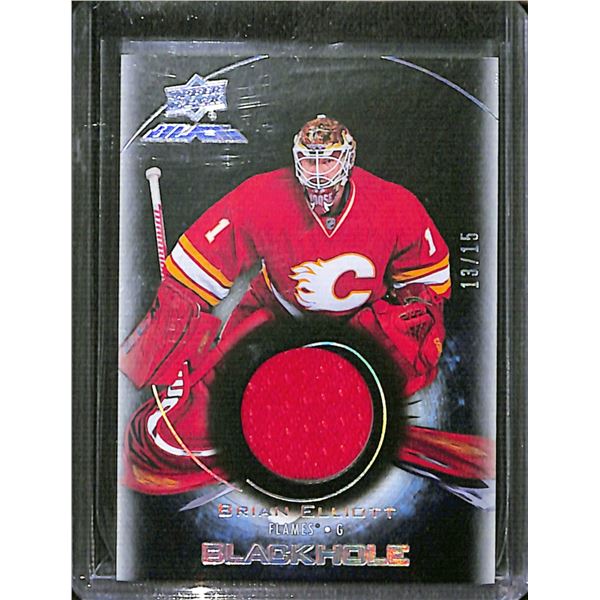 2016-17 UD Black Black Hole Relics Premium #BHBE Brian Elliott13/15 BV $40