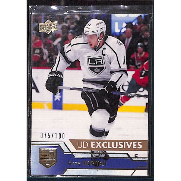 2010-11 Upper Deck Exclusives #338 Anze Kopitar 75/100