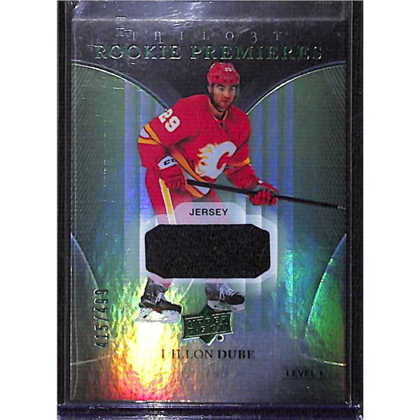 2018-19 Upper Deck Trilogy Green #54 Dillon Dube JSY