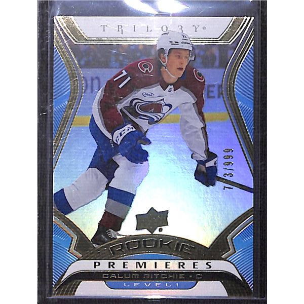 2024-25 Upper Deck Trilogy Rookie Premiere Level 1 #T21 Calum Ritchie 773/999
