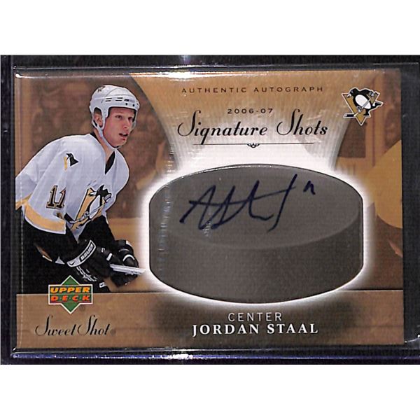 2006-07 Sweet Shot Signature Shots/Saves #SSST Jordan Staal BV $60