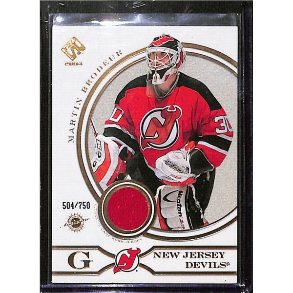 2003-04 Private Stock Reserve #178 Martin Brodeur JSY 504/750 BV $40