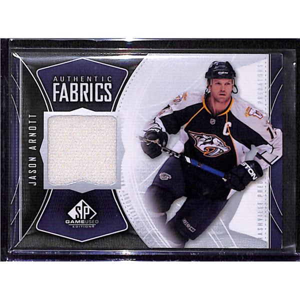 2009-10 SP Game Used Authentic Fabrics #AFJA Jason Arnott