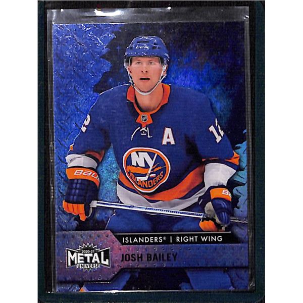 2020-21 Metal Universe Blue Spectrum #80 Josh Bailey
