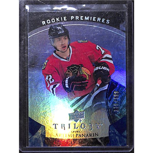 2015-16 Upper Deck Trilogy Rainbow Blue #115 Artemi Panarin 375/399 BV $35