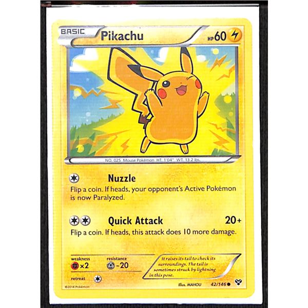 Pokemon Pikachu - 42/146 - Common XY