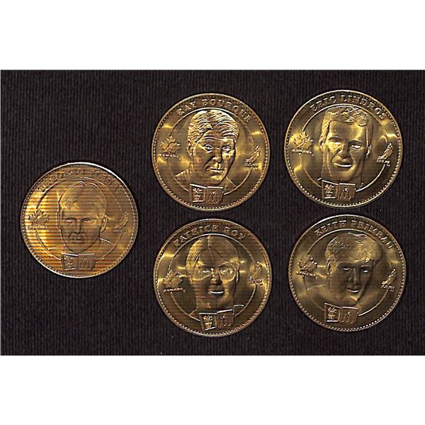 5 McDonald's Olympic Hockey Collector Coins