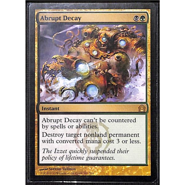 Magic the Gathering Abrupt Decay Return to Ravnica