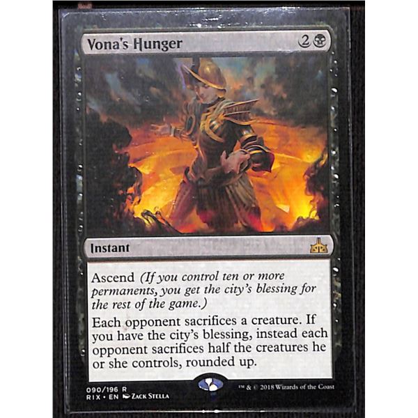 Magic the Gathering Vona's Hunger Rivals of Ixalan