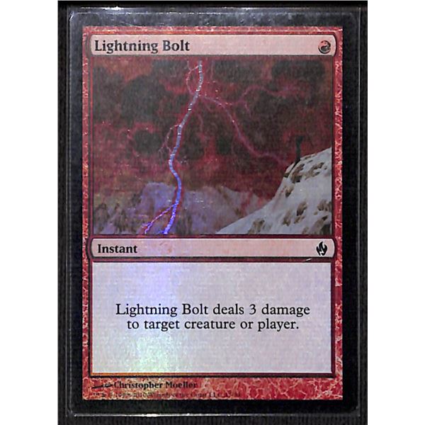Magic the Gathering Lightning Bolt FOIL Premium Deck Series: Fire and Lightning