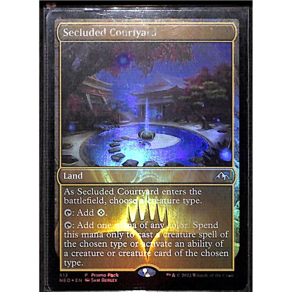 Magic the Gathering Secluded Courtyard FOIL Kamigawa Neon Dynasty