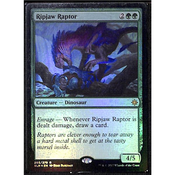 Magic the Gathering Ripjaw Raptor FOIL Ixalan