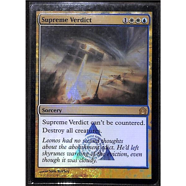 Magic the Gathering Supreme Verdict FOIL Return to Ravnica