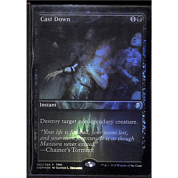Magic the Gathering Cast Down FOIL Dominaria