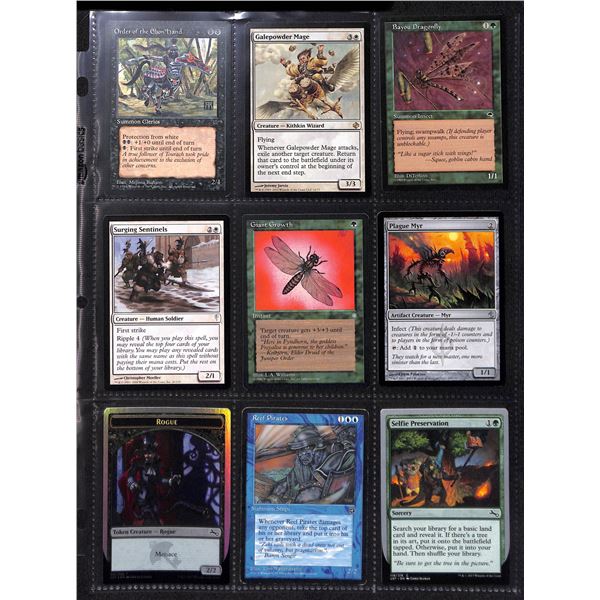 Lot Of 9 Various Magic The Gathering Cards Various Sets & Colors
