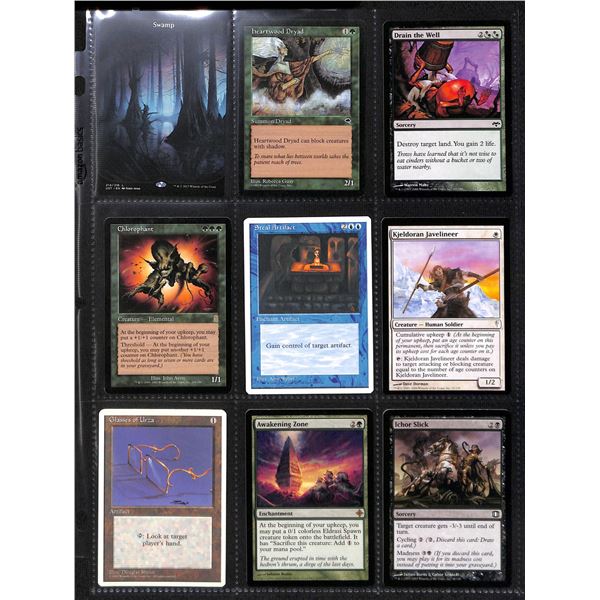 Lot Of 9 Various Magic The Gathering Cards Various Sets & Colors