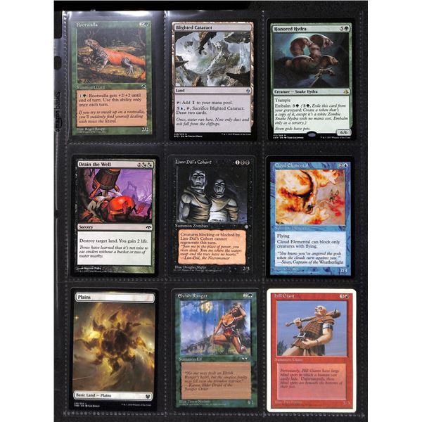Lot Of 9 Various Magic The Gathering Cards Various Sets & Colors