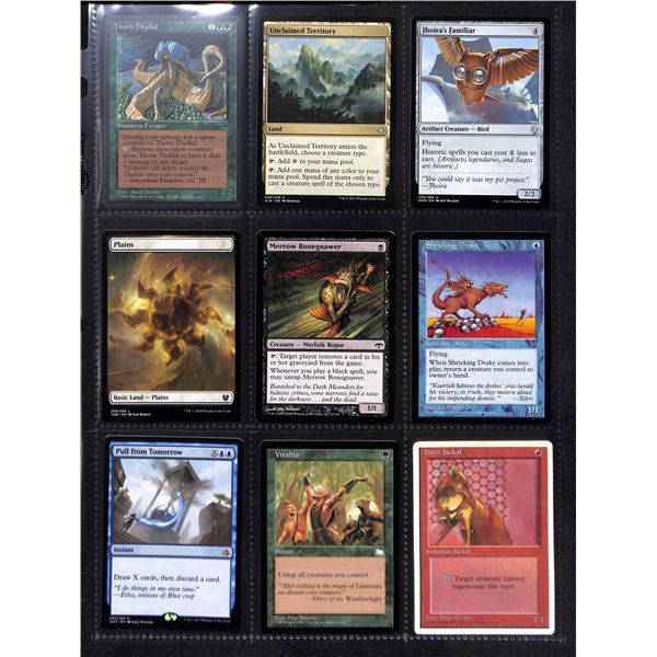 Lot Of 9 Various Magic The Gathering Cards Various Sets & Colors