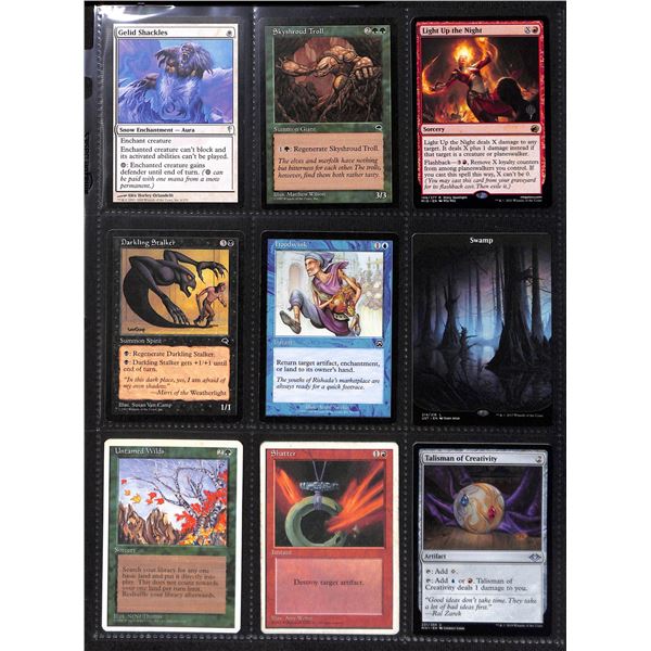 Lot Of 9 Various Magic The Gathering Cards Various Sets & Colors