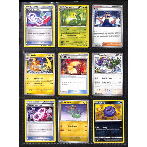 Lot Of 18 Various Pokemon Collector Cards