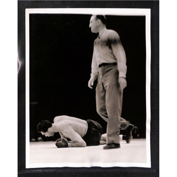 Vintage Original 6x9 Black & White Max Schmeling Boxing Photo