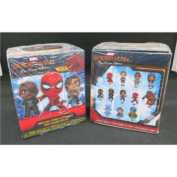 2 New Sealed Funko Mystery Minis Marvel Spider-Man Far From Home Vinyl Figures