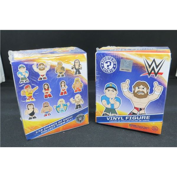 2 New Sealed Funko Mystery Minis WWE Wrestling Vinyl Figures