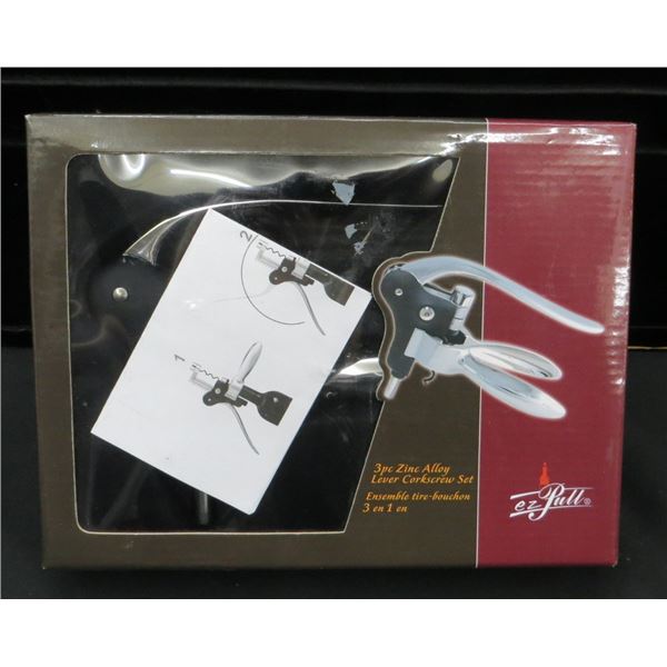 3 Piece Zinc Alloy Corkscrew Set