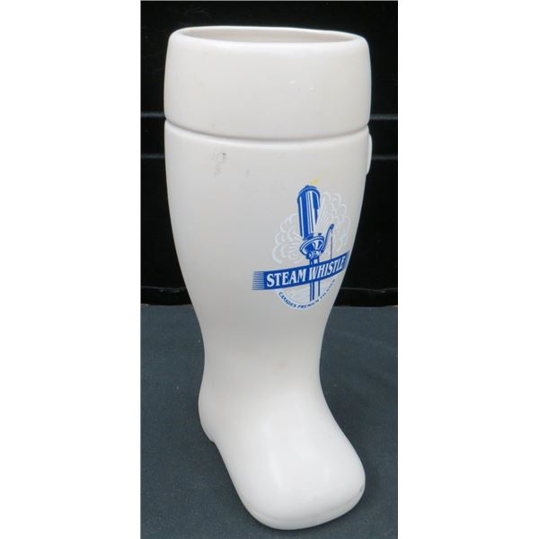 Steam Whistle Canada Pilsner Oktoberfest Boot Beer Stein 10 Inches tall