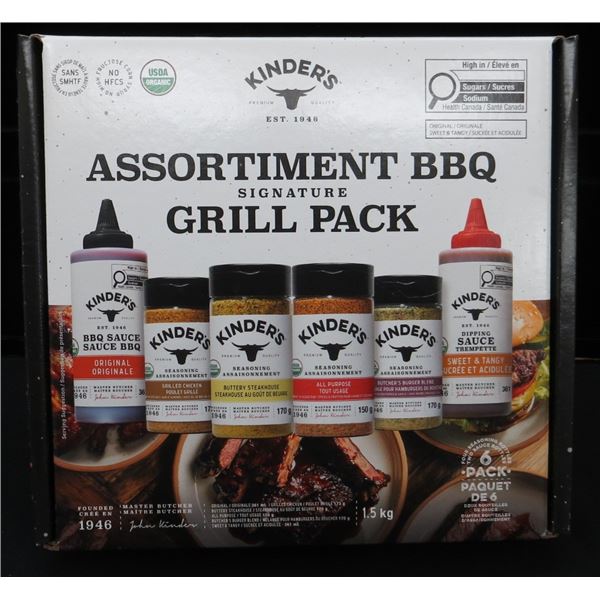 New Kinder's Signature Grill Pack 6-piece assortment