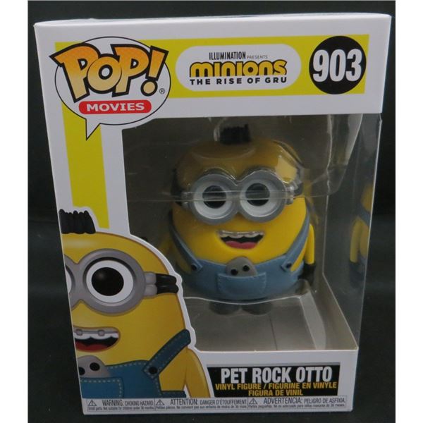 New Funko Pop Minions Pet Rock Otto #903