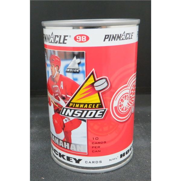1997-98 Pinnacle Inside Hockey Factory Sealed Can With Pack Of Cards Inside