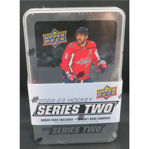 2022-23 Upper Deck Series Two Hockey Tin 9 Sealed Packs