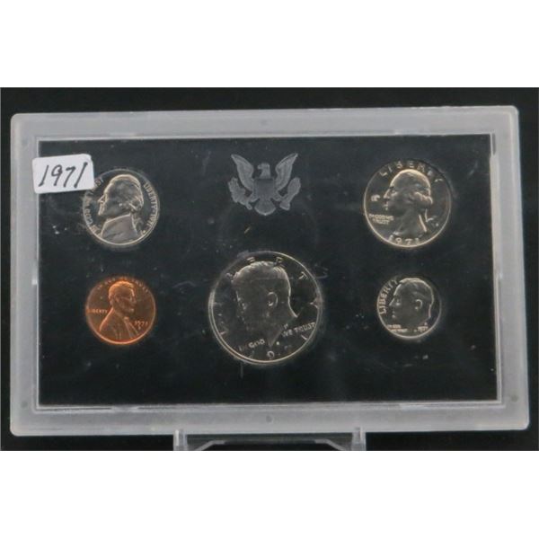 1971 United States Mint 5 Coin Proof Set