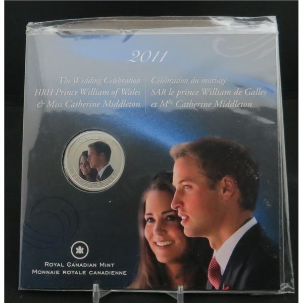 RCM 2011 The Wedding Celebration of Their Royal Highnesses 25 Cent Coloured Coin