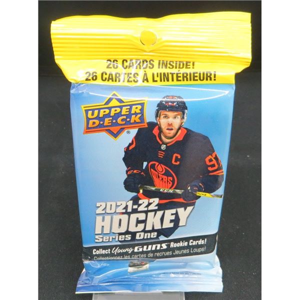 2021-22 Upper Deck Series One Hockey Fat Pack 26 Cards Factory Sealed