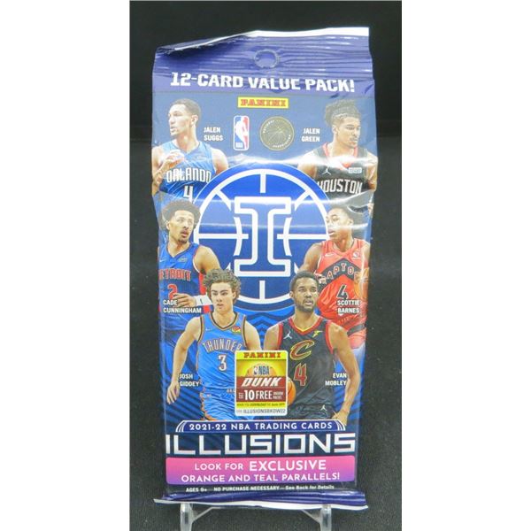 2021-22 Panini Illusions 12 Card Value Pack Factory Sealed