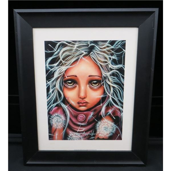 Calm Before The Storm Framed Print Measures 14" x17"