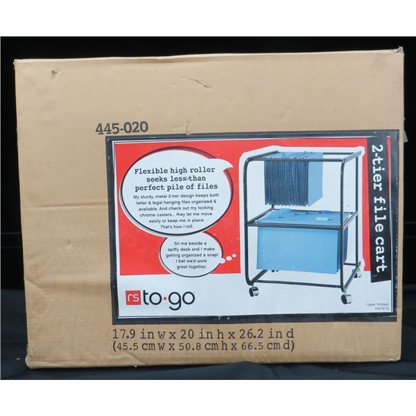 New 2 Tier File Cart