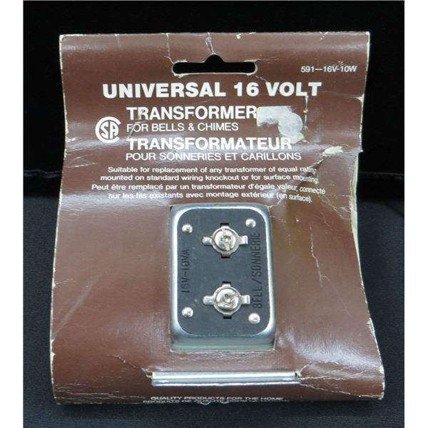 Vintage Universal 16 Volt Transformer for Bells & Chimes