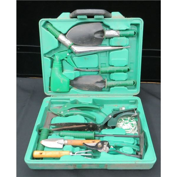 Gardeners Tool Set With Case