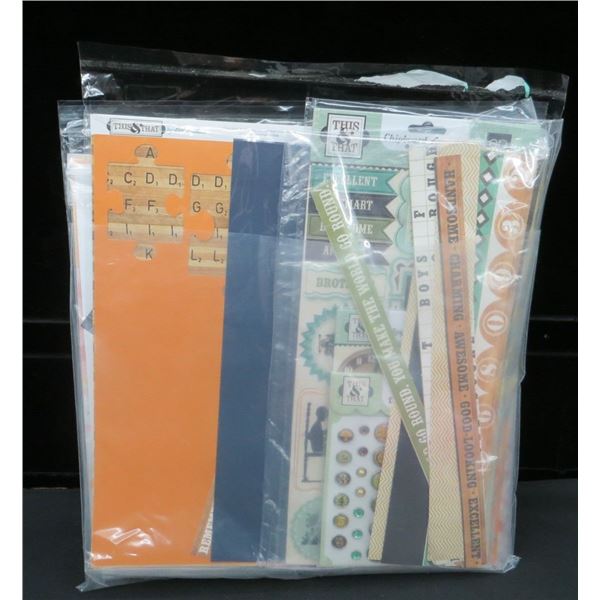 This and That Scrapbooking Kit With Extra Cardstock For Scrapbooking