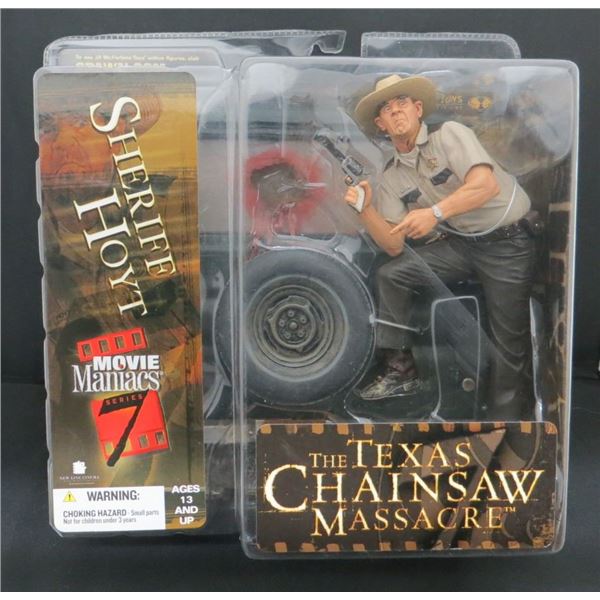 McFarlane Toys Movie Maniacs Series 7 Texas Chainsaw Massacre Sheriff Hoyt Retails $90+