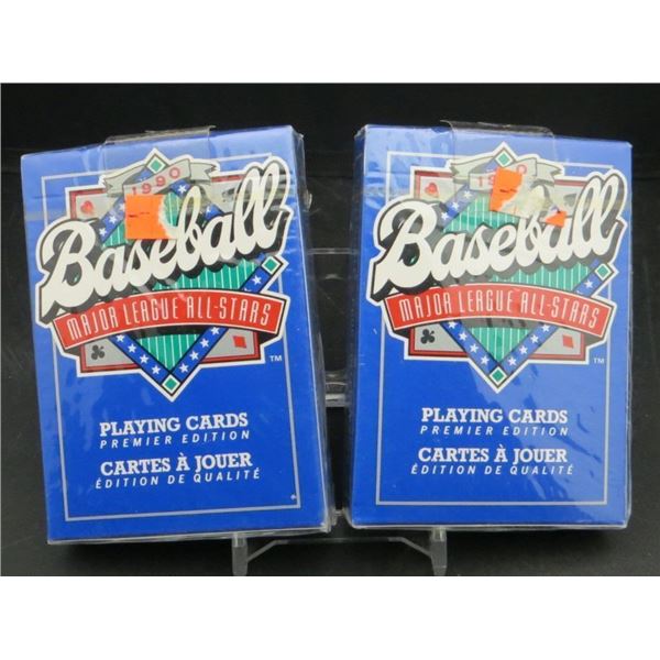 2 New Packs Of Premier MLB Baseball Playing Cards